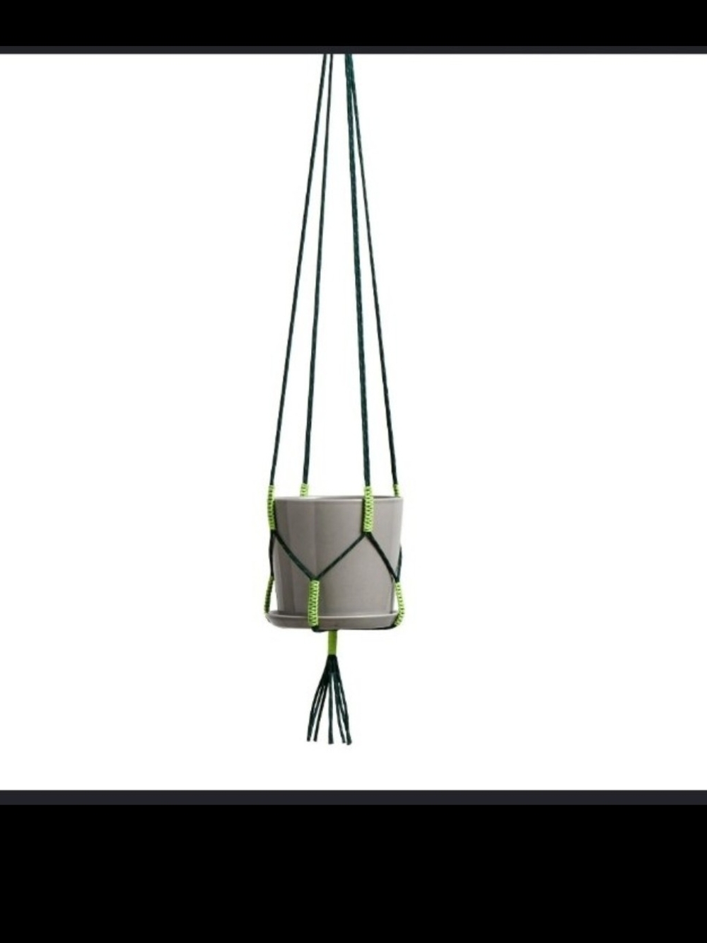 2 Green Plant Hanger